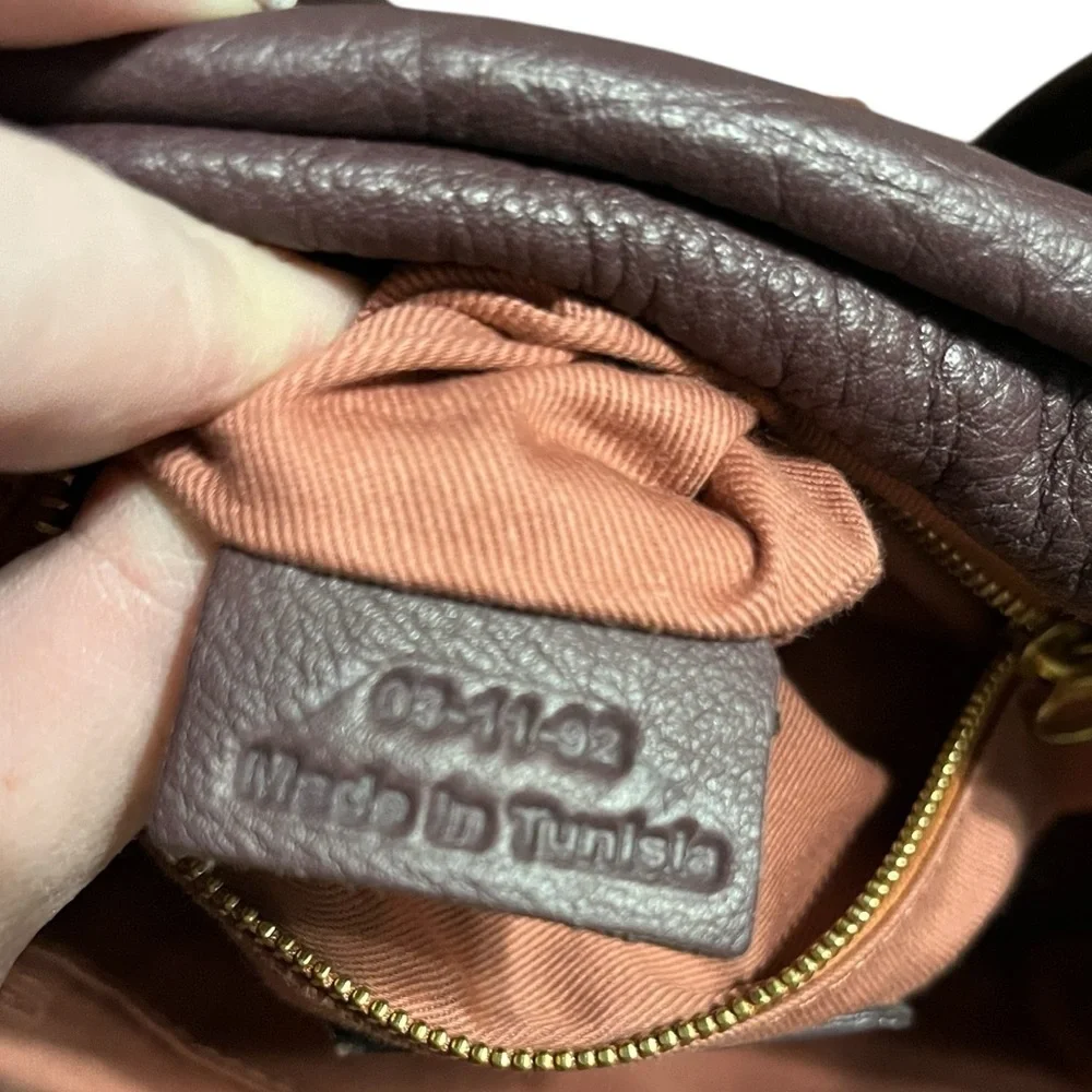 See By Chloe Brown Leather Shoulder Bag with Tan Accents - Picture 9 of 14